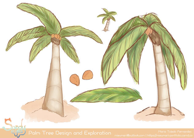 Palm tree design and exploration